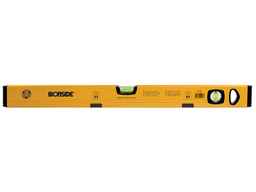 WATERPAS ALU MAGNETISCH 120CM 2 LIBELLEN IR100245