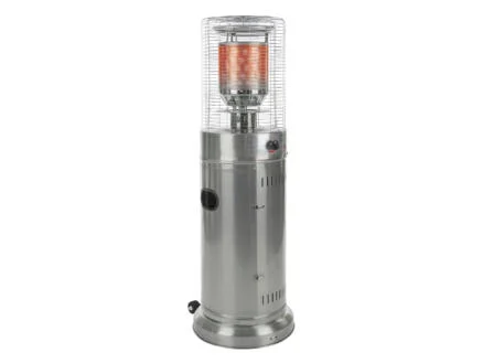 TERRASVERWARMER LOUNGE SUPER INOX+WIELEN REF:TV699