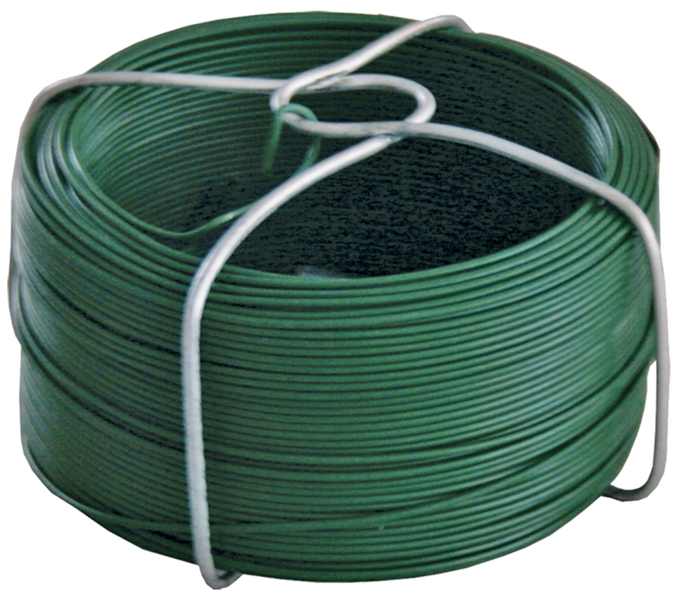 BINDDRAAD GROEN GEPLAST. Ø1.2MMX50M REF:KO 360850 SOLID
