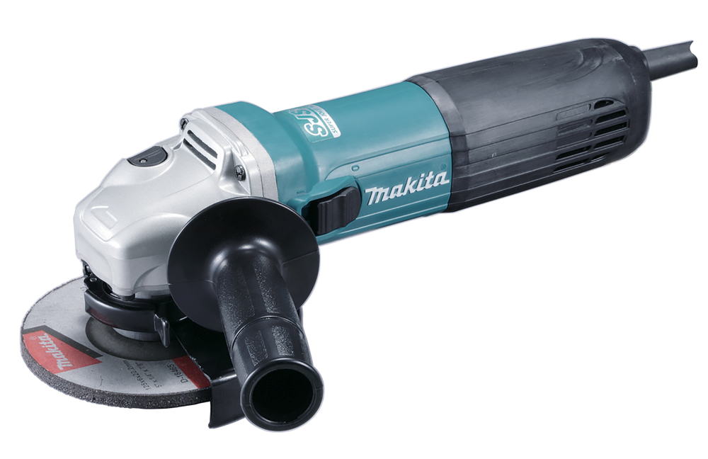HAAKSE SLIJPER 125MM 1100W MET HEROPSTARTBEVEILIGING EN SJSII REF:GA5040RZ MAKITA