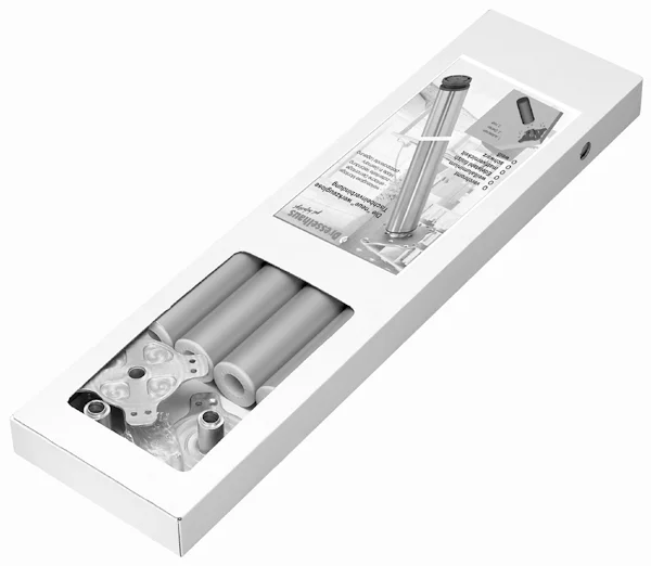 4 TAFELPOTEN LOSSE PLAAT RVS 710X60MM 1-7675-31-4