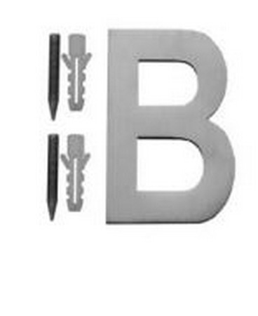 HUISLETTER B RVS. ONZICHTB.BEV. B S-8762-31-B