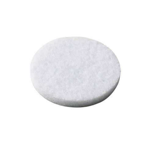 VILTGLIJDER ZELFKLEVEND ROND WIT 4STUKS-35MM 1-1222-