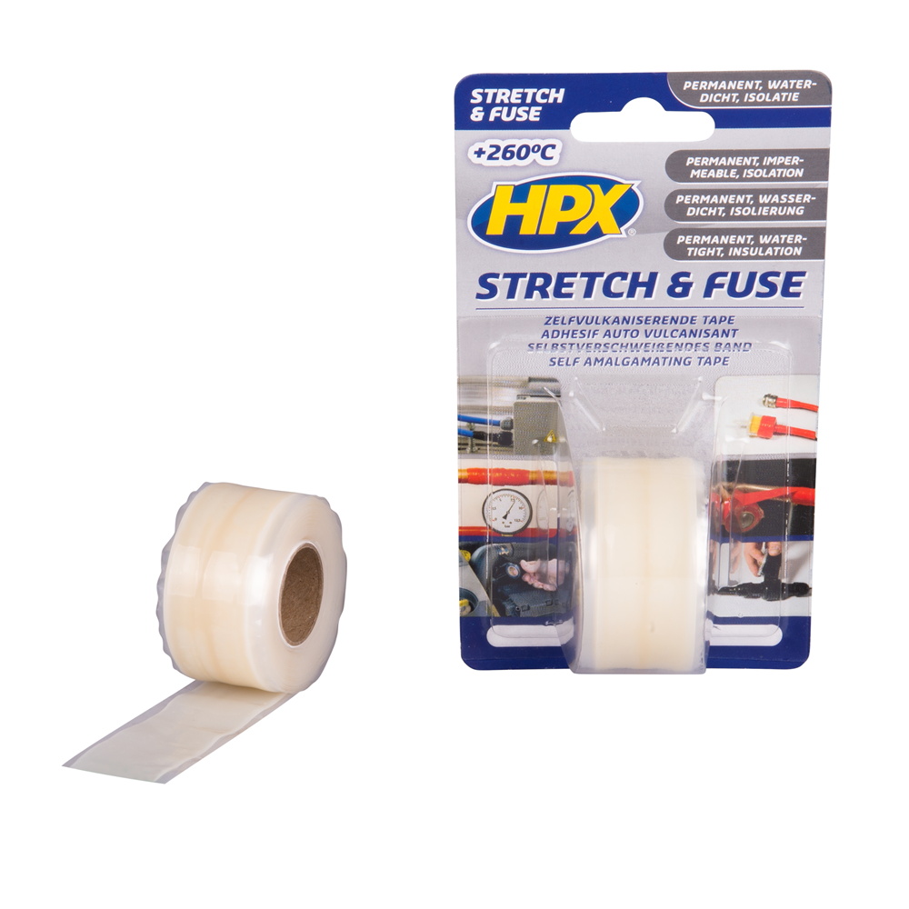 SI2503 Stretch & Fuse zelfvulkaniserende tape - transparant 25mm x 3m