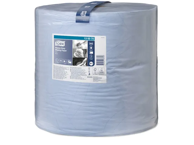 130070 TORK HEAVY-DUTY PAPER BLUE1 W1 POETSPAPIER REF: 6442110