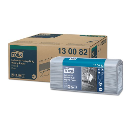 130082 TORK INDUSTRIEEL HEAVY-DUTY GEVOUWEN POETSPAPIER REF: 6496640 TORK