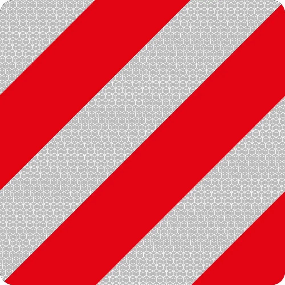 MARKERINGSBORD OVERLAST/UITSTEKENDE LADING 423X423MM KL. II REF:21J500 PIKT-O-NORM