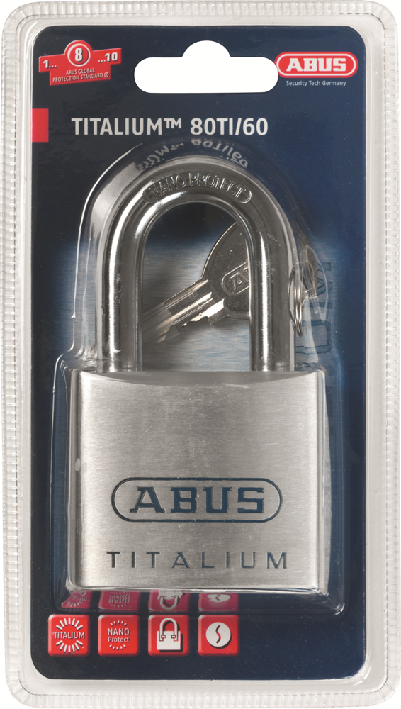 TITALIUM-HANGSLOT 80TI/60 B/DFNLI REF:25887 ABUS