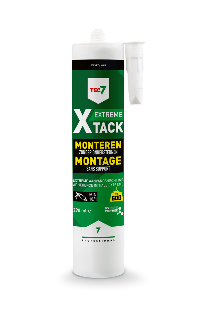 X-TACK 7 ZWART KOKER 290ML REF:534515 NOVATECH
