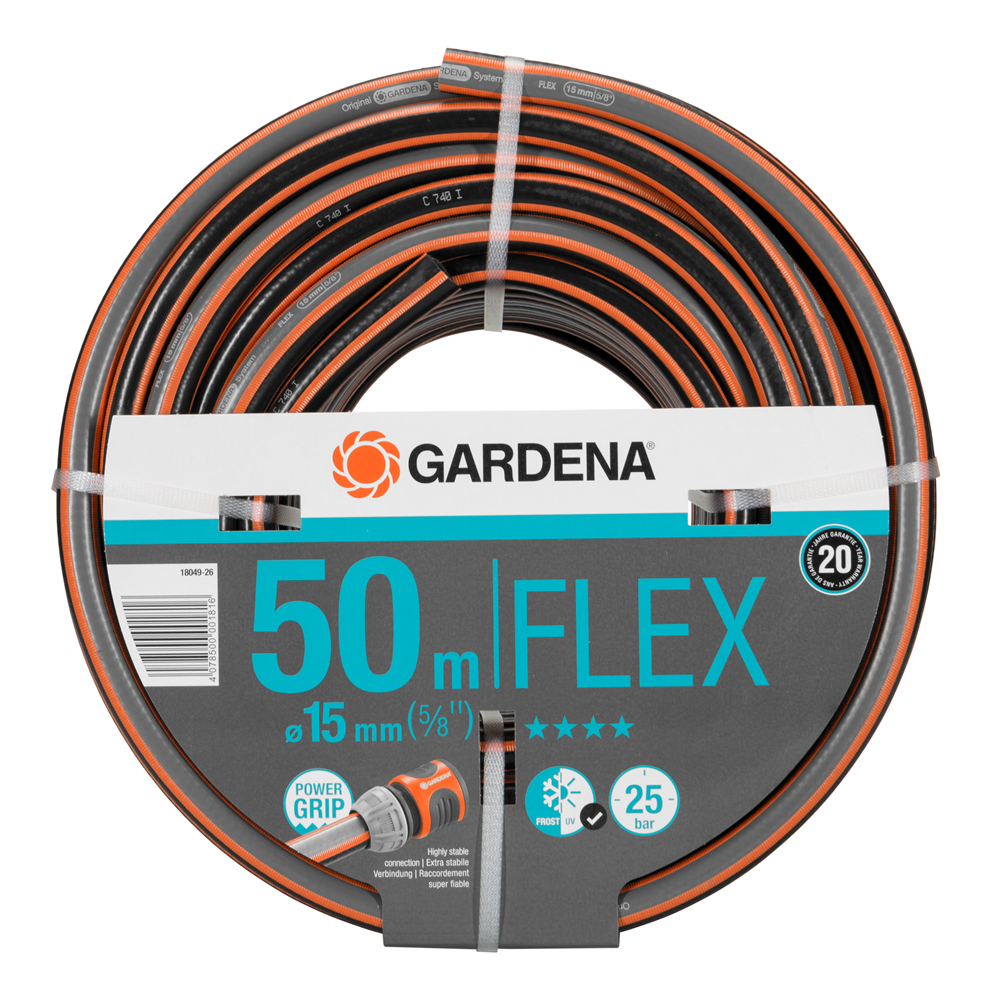 FLEX TUINSLANG 9X9 5/8'' 50M REF:18049-26 GARDENA