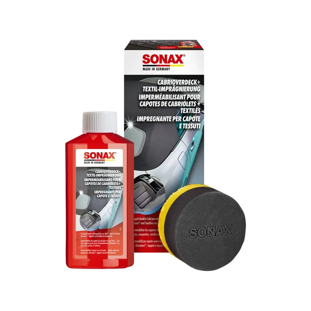SONAX CABRIOKAP EN TEXTIEL IMPREGNEERMIDDEL 300ML REF:SO310141
