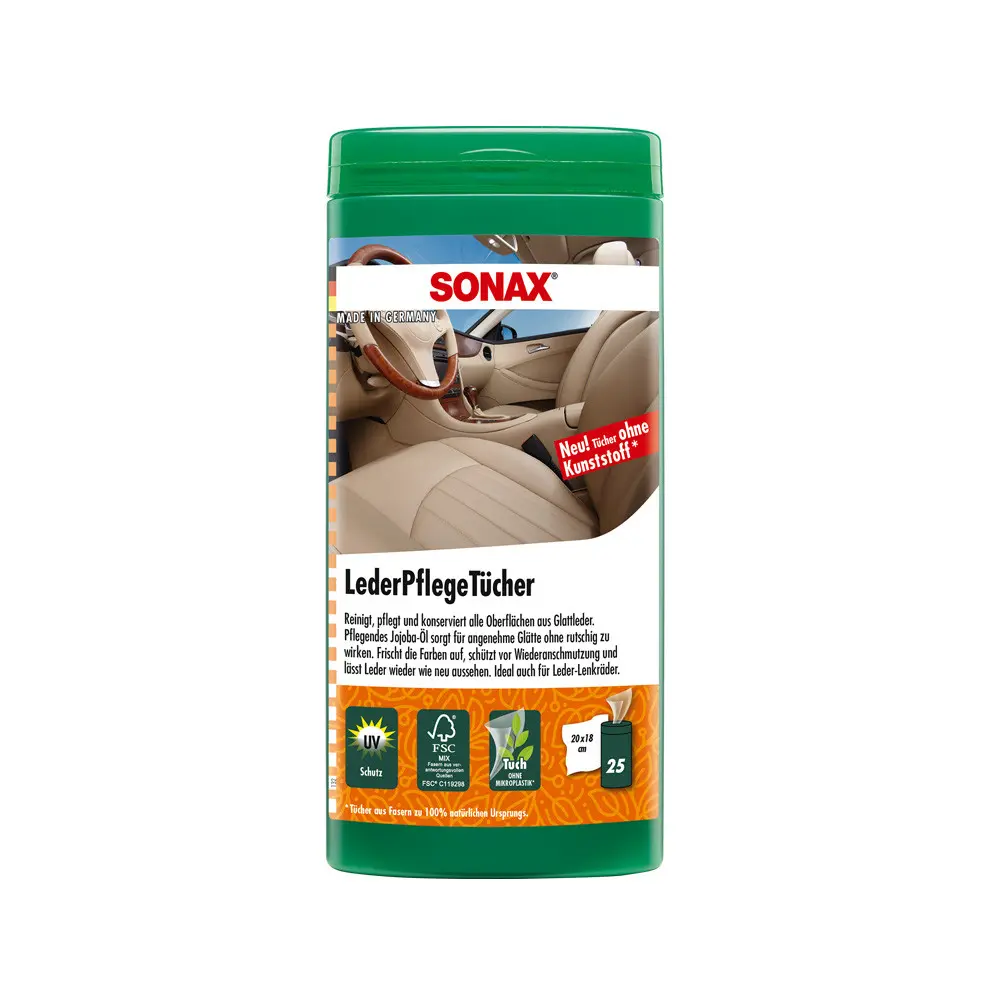 SONAX LEDER VERZORGINGSDOEK REF:SO412300 SONAX