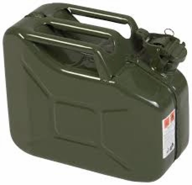 JERRYCAN METAAL GROEN 10L  REF:DHR02754 