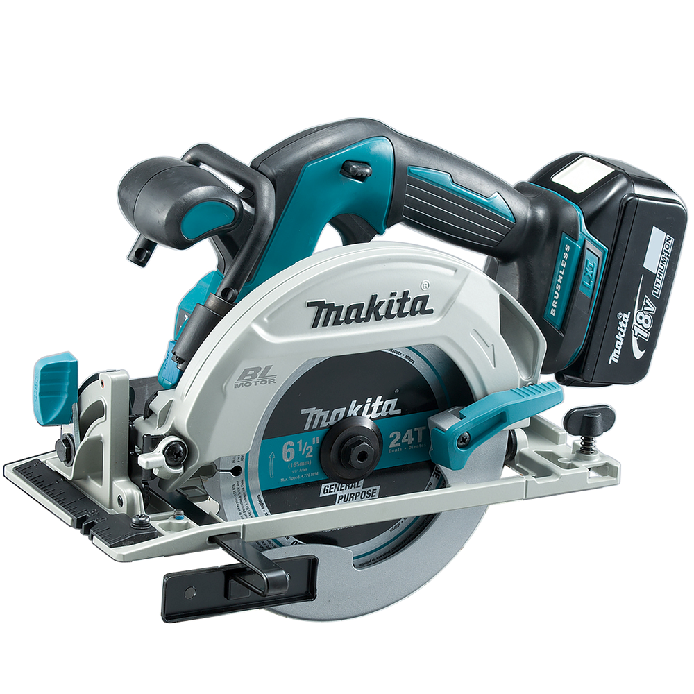 ACCU CIRKELZAAG 165MM LXT 18V + 2X BL1850B + 1X DC18RC + MAKPAC REF:DHS680RTJ MAKITA
