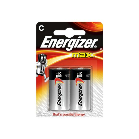 BATTERIJ MAX C LR14 2ST REF:MAXCBL2 ENERGIZER