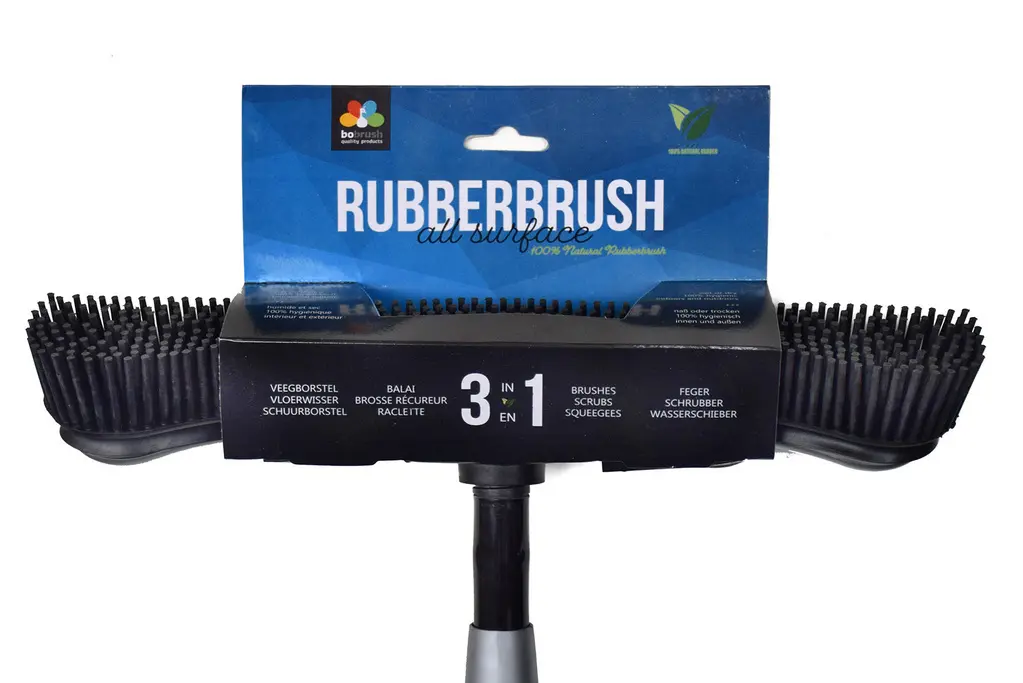 RUBBERBRUSH GRIJS/ZWART REF:9760