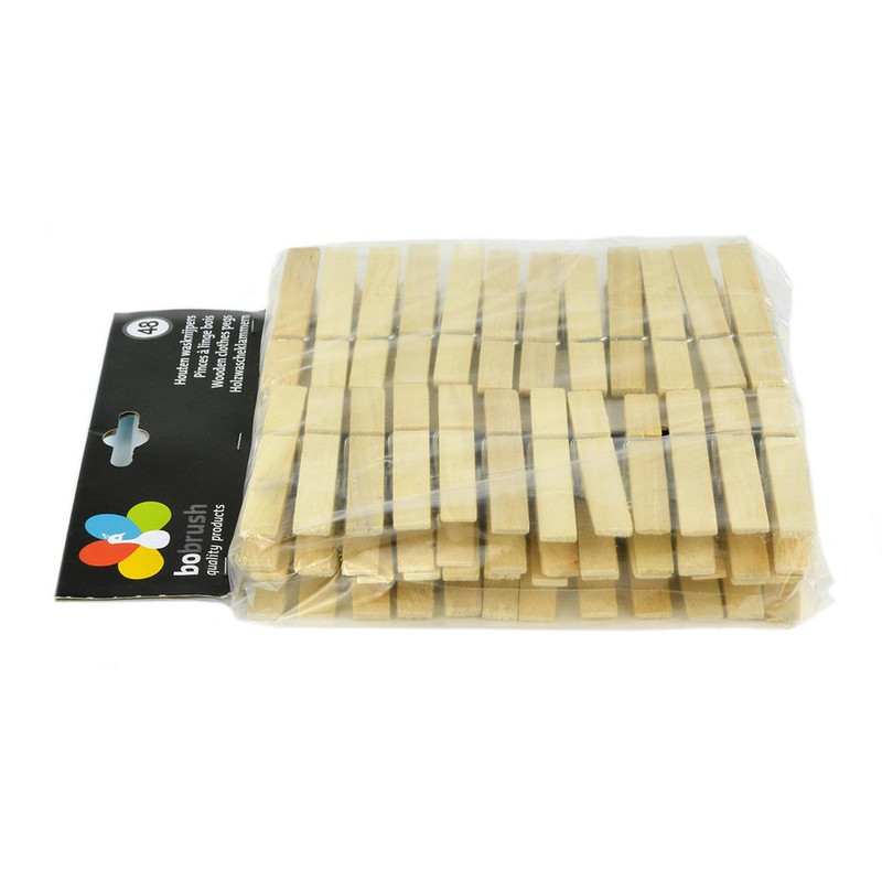 WASKNIJPER HOUT - 48 ST REF:1021