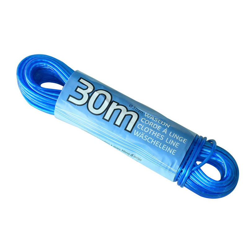 WASLIJN MET STAAL - 30M REF:5022