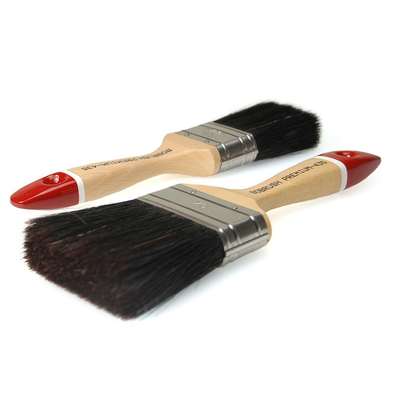 PLATTE KWAST ZWART 1.50 -PROF PLUS REF:435/1,50 BOBRUSH