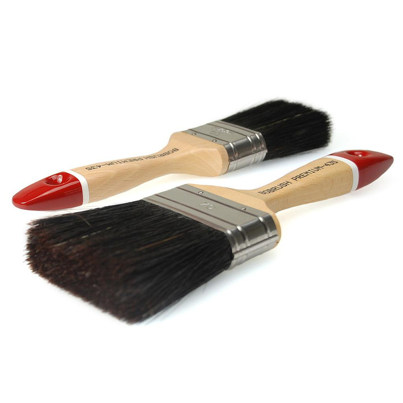 PLATTE KWAST ZWART 2.50 -PROF PLUS REF:435/2.50