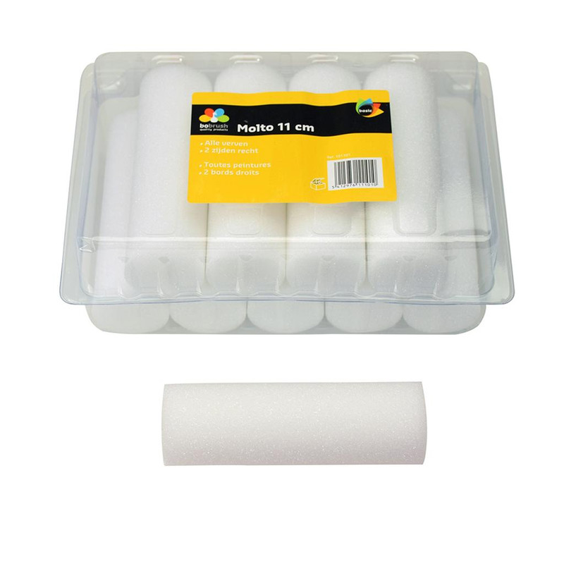 VERVANGROL 10ST MOLTO 11CM 2XRECHT REF:101101