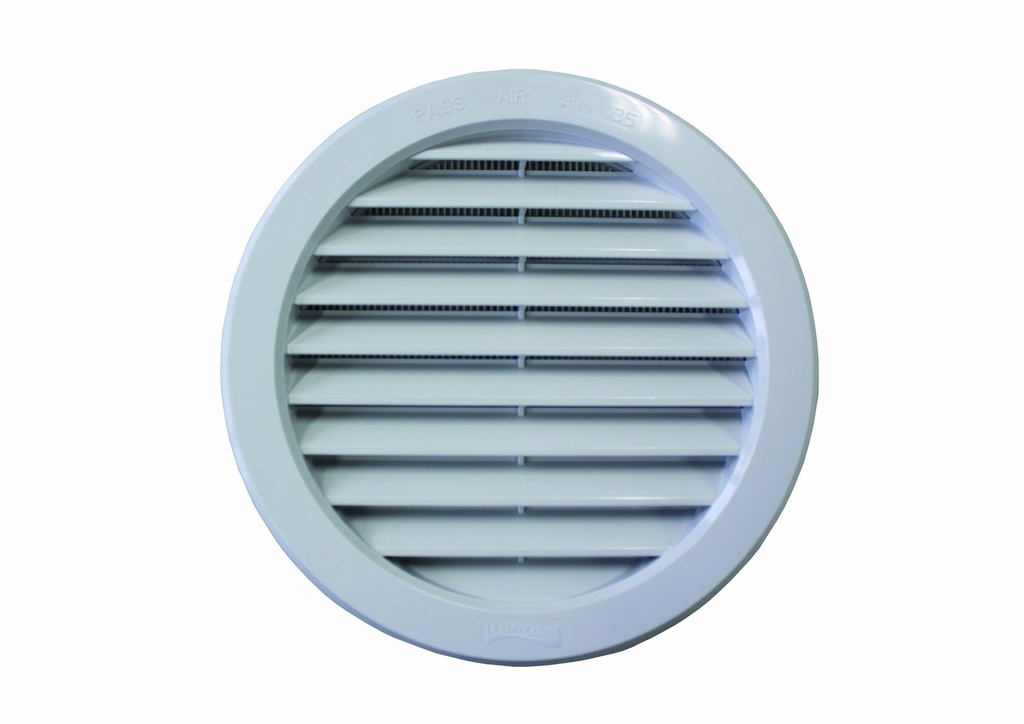 LUCHTROOSTER SCALAIR ROND T16G 16CM INBOUW VVP WIT