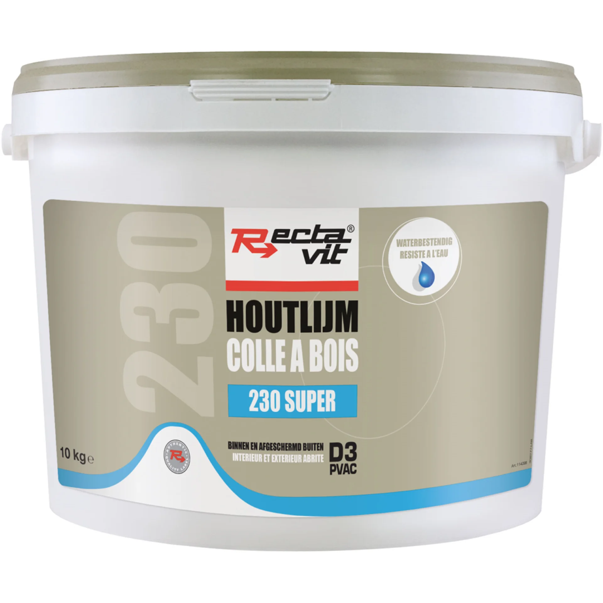 230 SUPER HOUTLIJM 10KG REF:114098 RECTAVIT