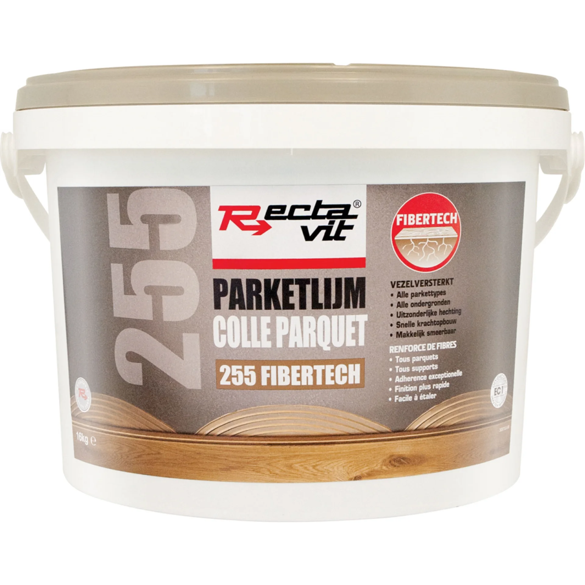 255 FIBER PARKETLIJM 16KG REF:124535 RECTAVIT