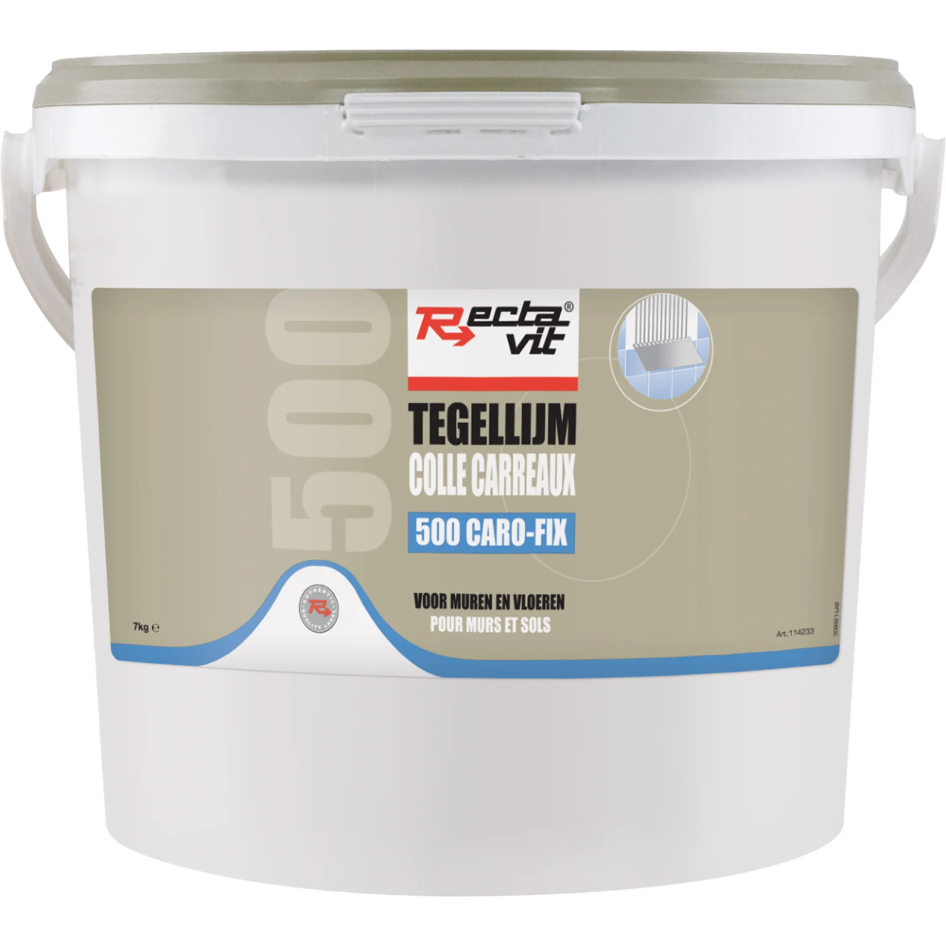 500 CAROFIX TEGELLIJM 7KG REF:114233 RECTAVIT