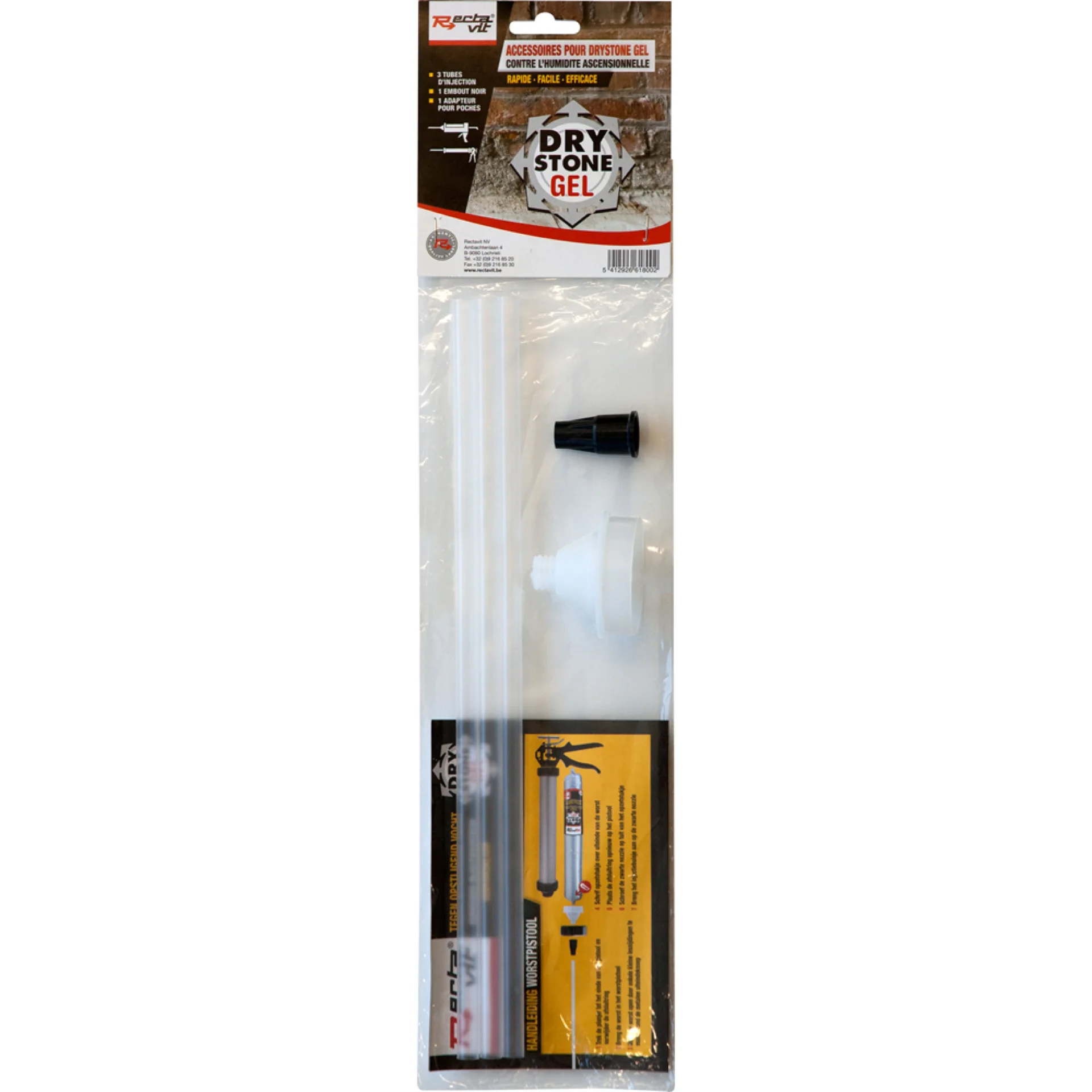 DRYSTONE ACCESSOIRES 4ST REF:125218 RECTAVIT