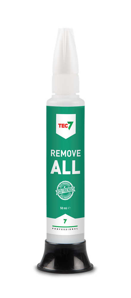 REINIGER VOOR HARDNEKKIG VUIL REMOVE ALL 50ML REF:493905000 TEC7