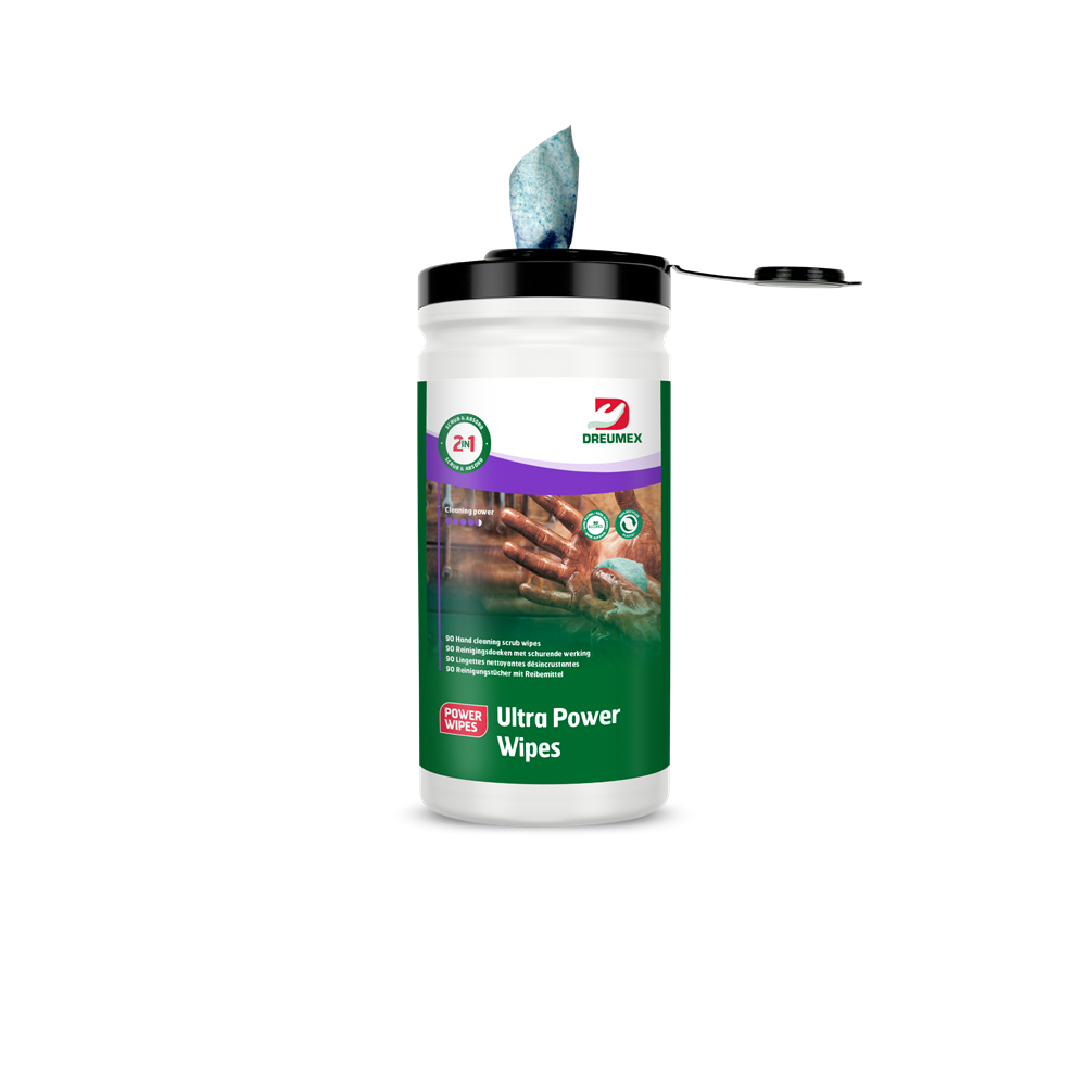 POWER WIPES ULTRA 90 WIPES REF:20600901001 DREUMEX