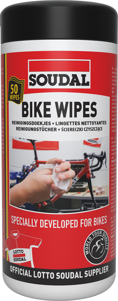 CLEANING WIPES CYCLING TUBE (50 PCS) REF:128369 SOUDAL