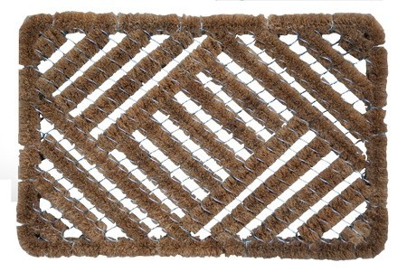 COCOS BORSTELMAT 40X60CM NATUREL REF:COCO BOR+KAART LEDENT