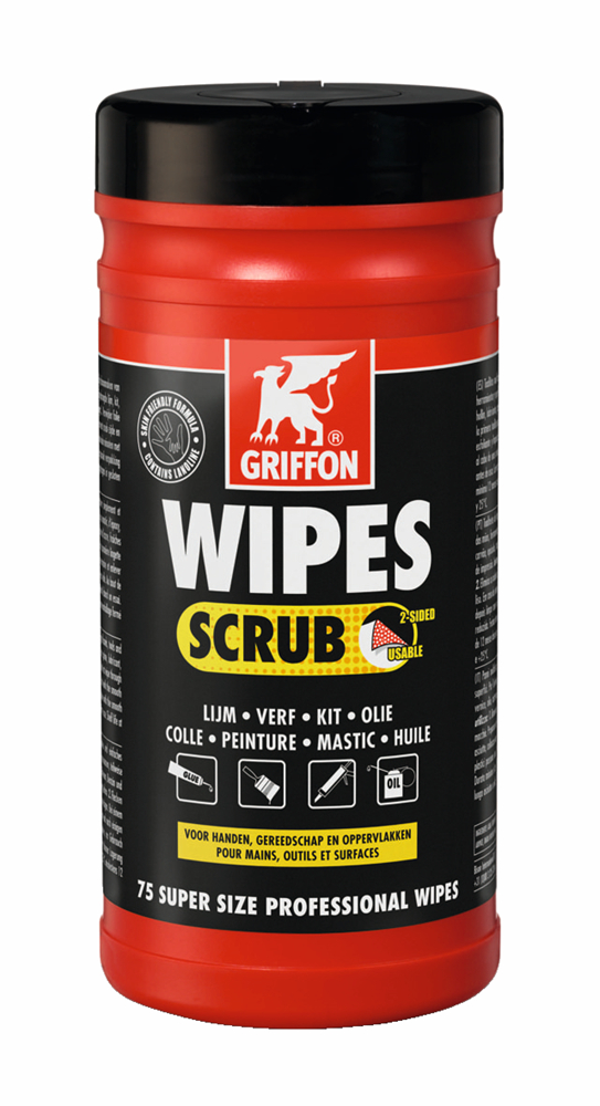 SCRUB WIPES 75ST/POT REF:6307282 GRIFFON