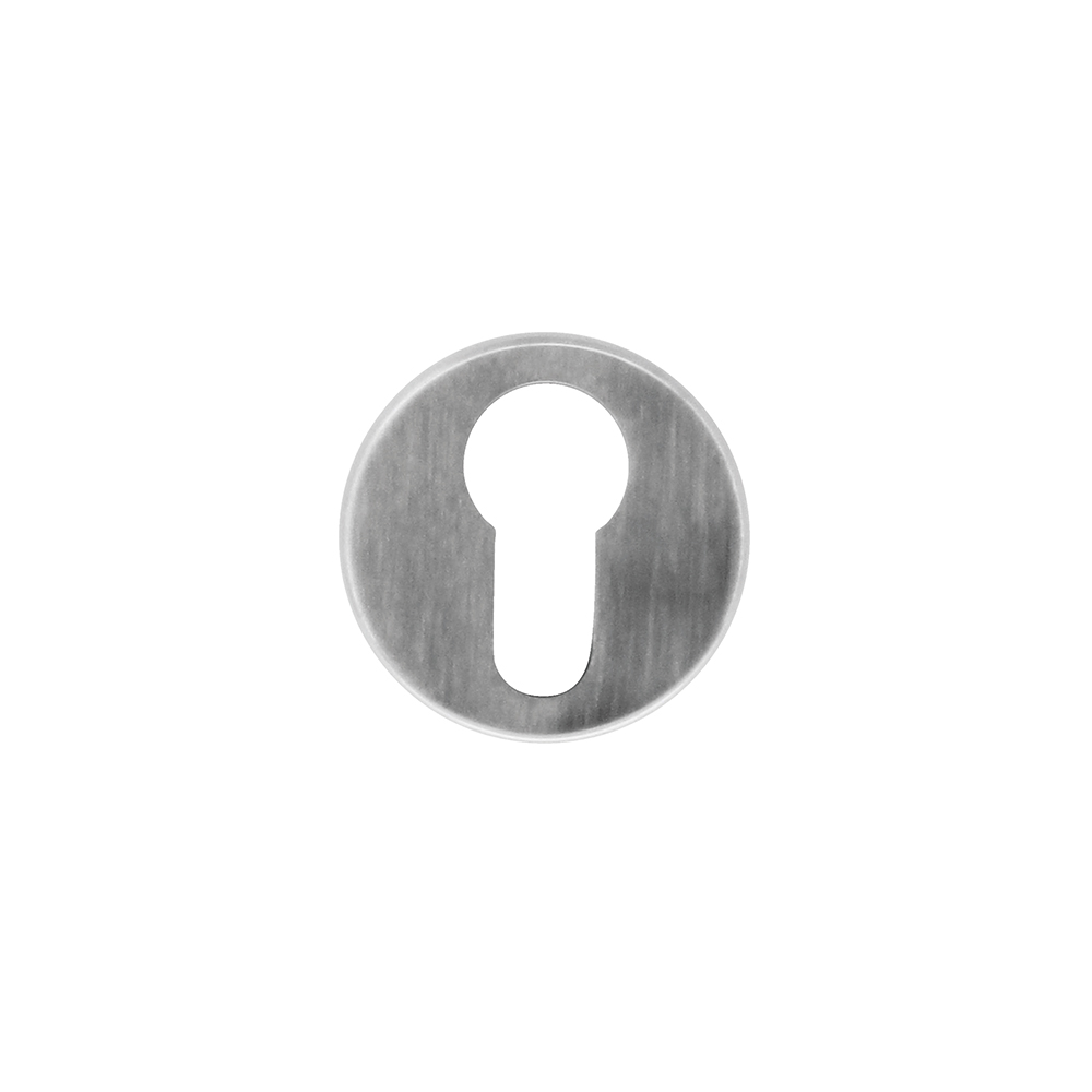 CYLINDERPLAATJE ROND KLIKROZAS 45MM INOX LOOK REF:1317001