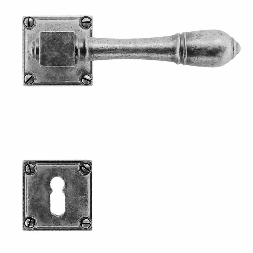 DEURKRUK CARRE OLD SILVER R+E REF:3039300
