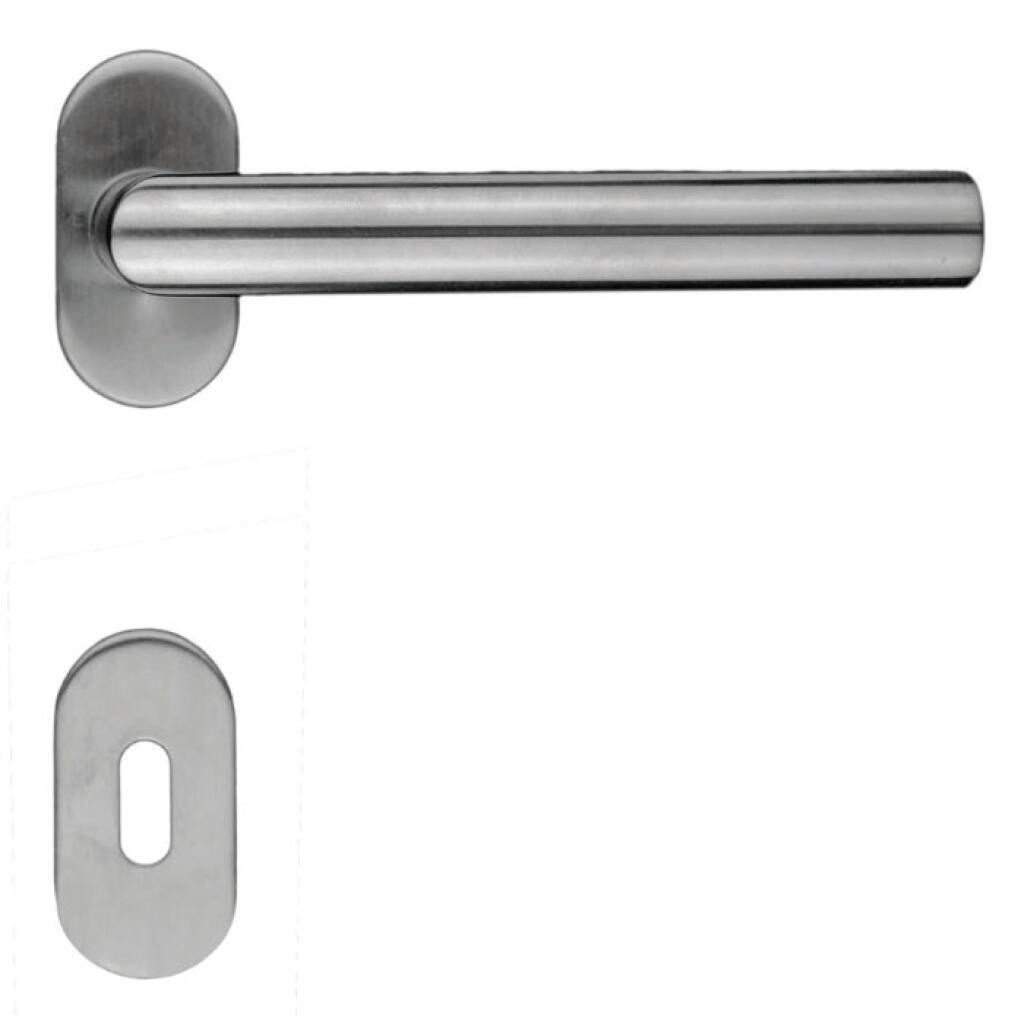 DEURKRUK PROFIEL I SHAPE 19MM INOX PLUS R+E 301200