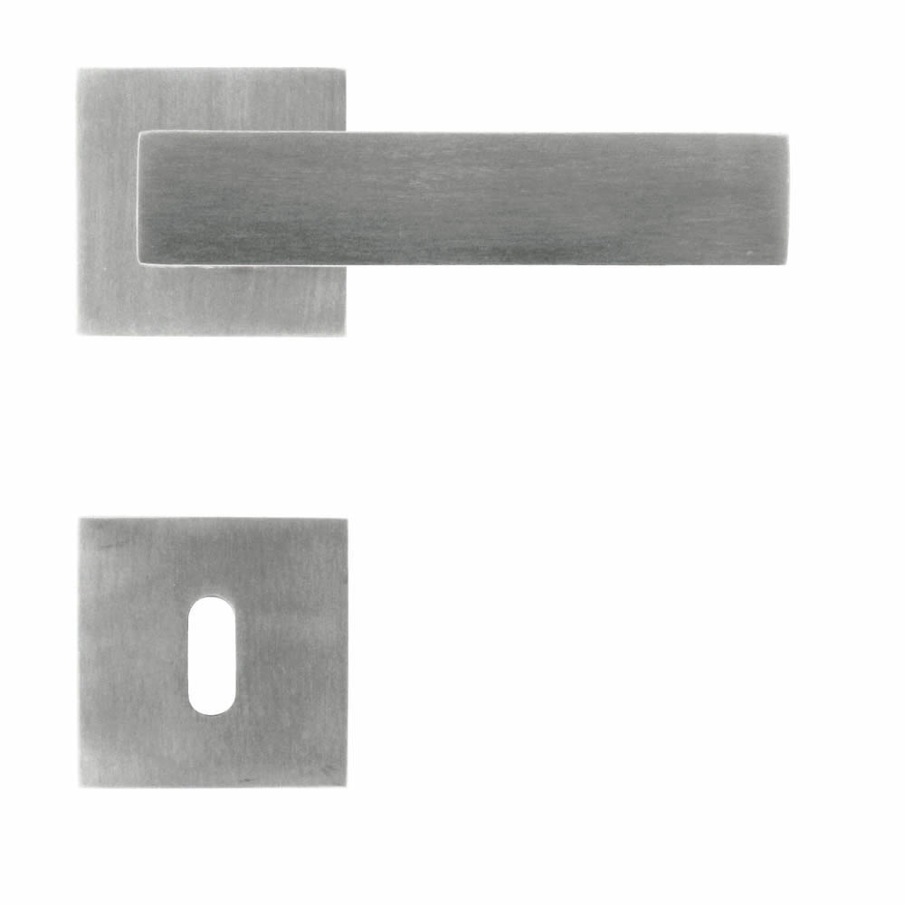 DEURKRUK SQUARE 1 INOX PLUS R+E REF:3382000