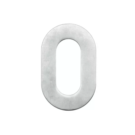 HUISNUMMER PLAT 0 INOX PLUS REF:2050000