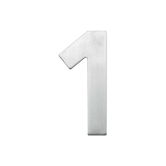 HUISNUMMER PLAT 1 INOX PLUS REF:2051000
