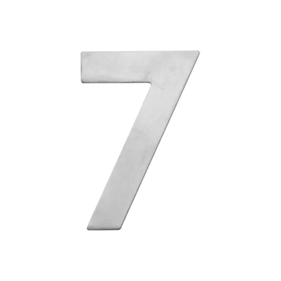 HUISNUMMER PLAT 7 INOX PLUS REF:2057000