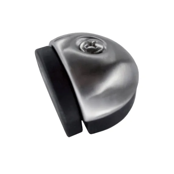 VLOERDEURSTOP HALVE MAAN VERHOOGD INOX PLUS 227100