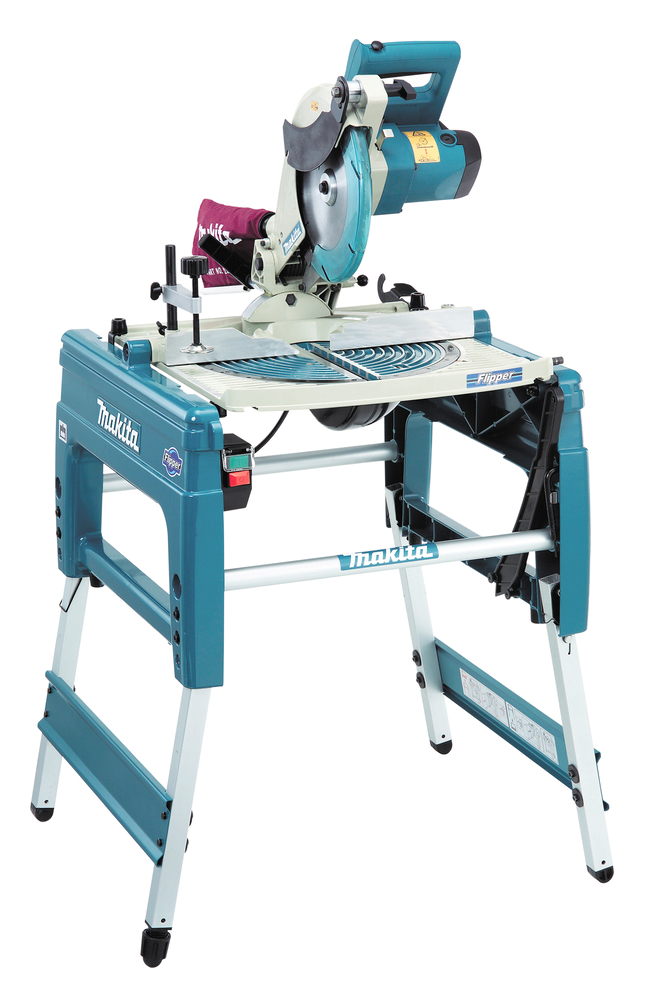 FLIPOVER TAFEL- EN VERSTEKZAAG 260MM 1650W REF:LF1000 MAKITA