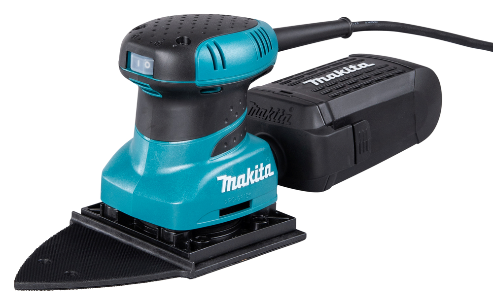 HANDPALM VLAKSCHUURMACHINE 112X190 MM (VELCRO) 200W + DRIEHOEKSPUNT REF:BO4565K MAKITA