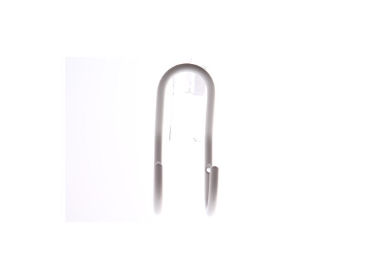 DUBBELE JAS-/HOEDHAAK METAAL WIT 60X140X60MM 06.2815.01