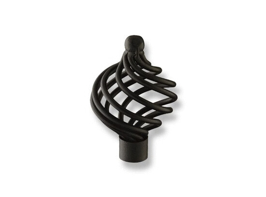 KNOP ''CAGE'' 40MM ZWART REF:1303-40PB12'