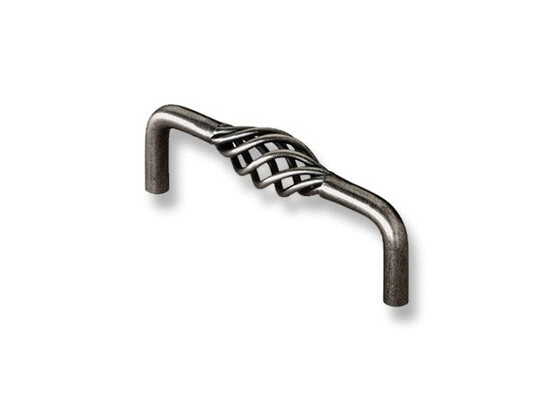 'GREEP ''CAGE'' 96MM ANTIEK IJZERKLEUR 1304-104ZN9