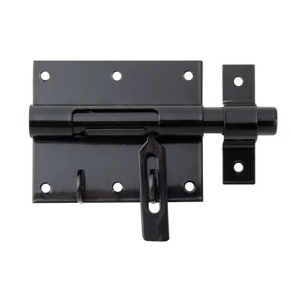 BOUT-SLUITGRENDEL MET PLATTE GREEP Ø16 ZWART REF:137335