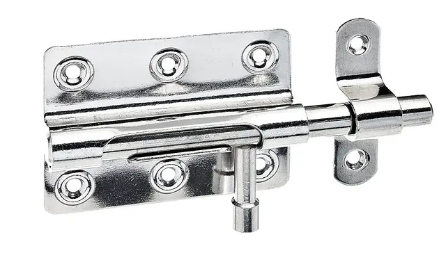 RVS SCHUIFGRENDEL MET RONDE GREEP 80MM REF:327040